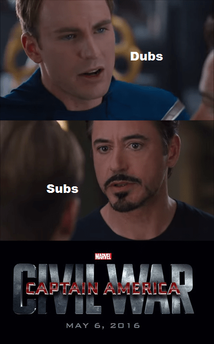 dub vs sub